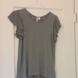 Army green blouse